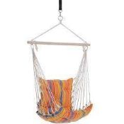 RRP £120 Boxed Outsunny Multi Colour Garden Hammock