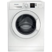 RRP £330 Unboxed Hotpoint Nswm843C Freestanding Washing Machine White