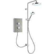 RRP £200 Boxed Mira Decor Dual Warm Silver Electric Shower