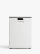 RRP £450 Unboxed John Lewis Jldww1429 Freestanding Dishwasher White