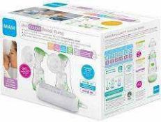 RRP £160 Boxed Mam 2In1 Double Breast Pump