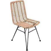 RRP £80 Boxed Mesh Back Designer Dining Chair