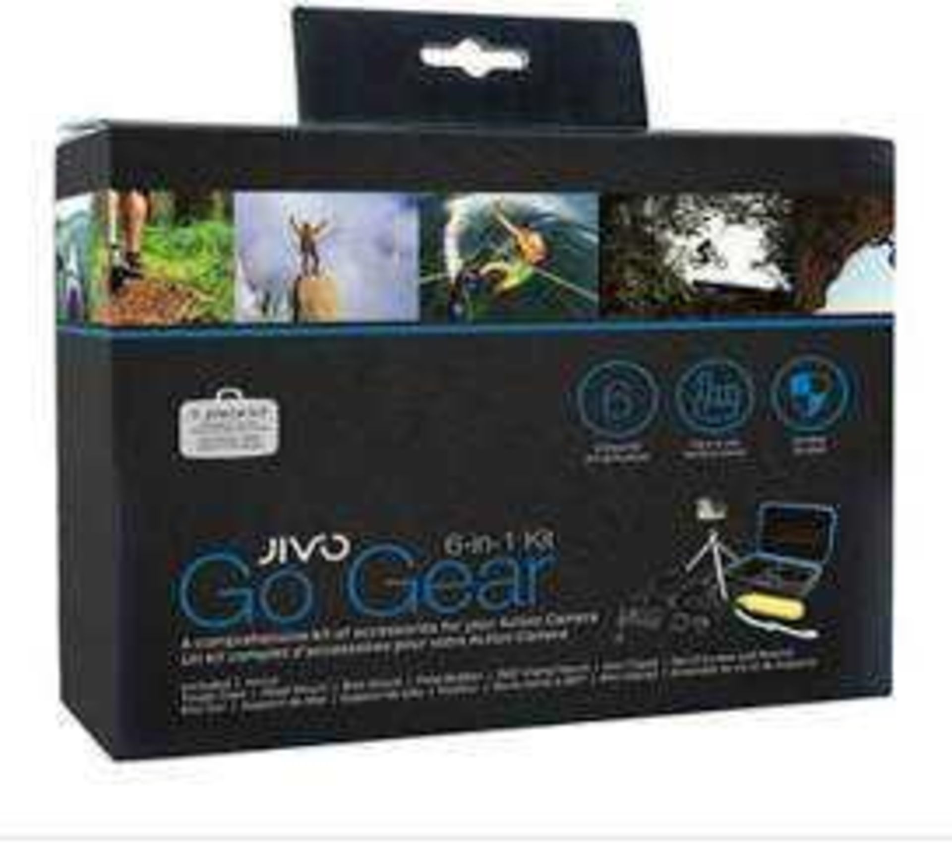 Combined RRP £100 Lot To Contain 2 Boxed Jivo Go Gear 6 In 1 Kits