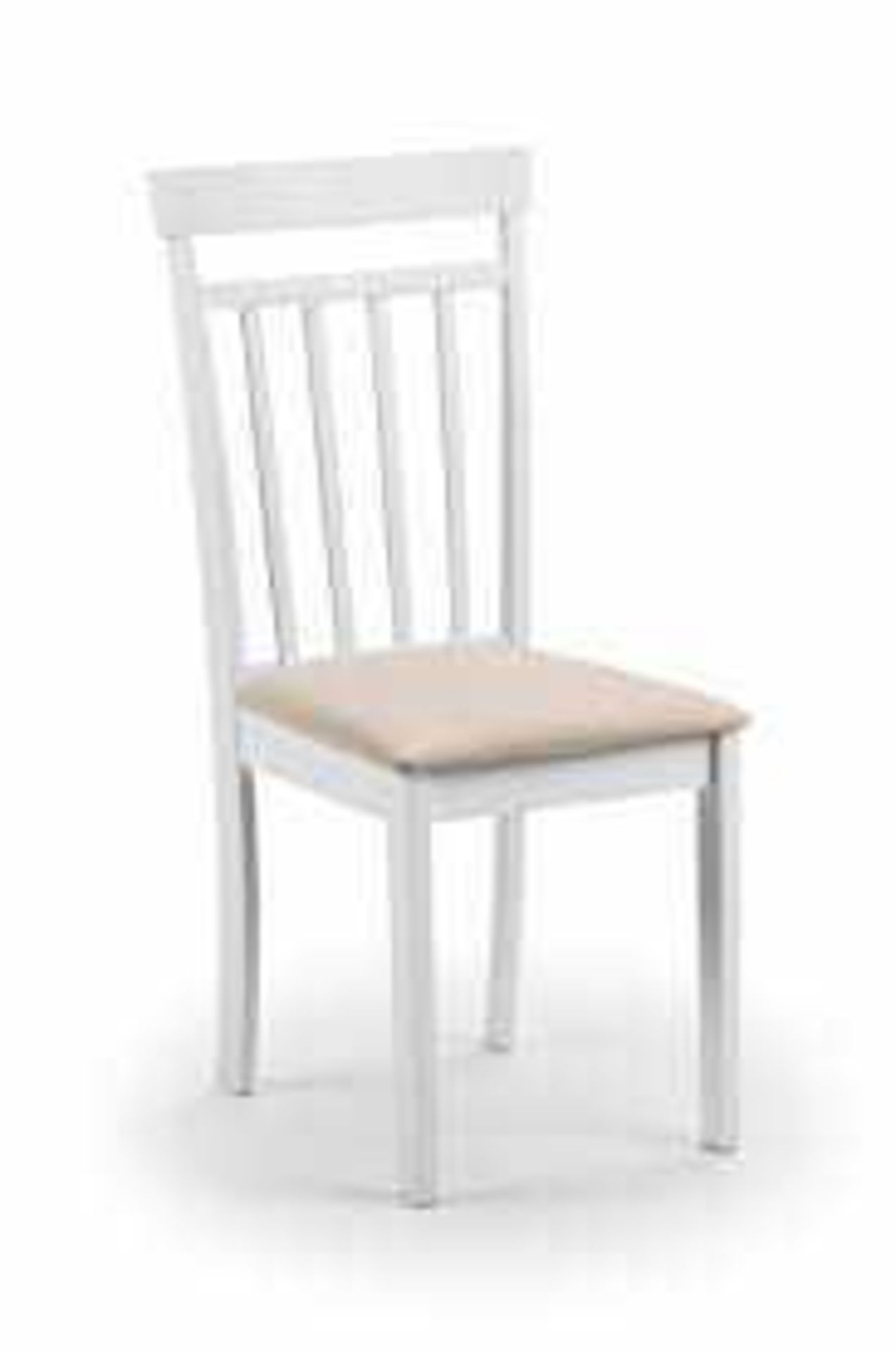 RRP £85 Boxed Coast White Dining Chair