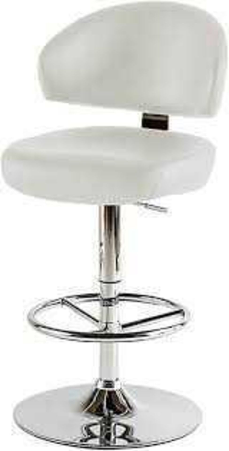 RRP £180 Boxed Big Barhocker Bar Stool In White