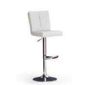 RRP £80 Boxed Bruni Bar Stool In White