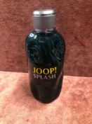 (Jb) RRP £55 Unboxed 115Ml Tester Bottle Of Joop Splash Eau De Toilette Spray For Him Ex-Display