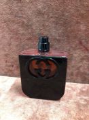 (Jb) RRP £80 Unboxed 75Ml Tester Bottle Of Gucci Guilty Black For Her Eau De Toilette Spray Ex-Displ