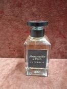 (Ar) RRP £60 Boxed 100Ml Tester Bottle Of Abercrombie And Fitch Authentic Man Eau De Toilette