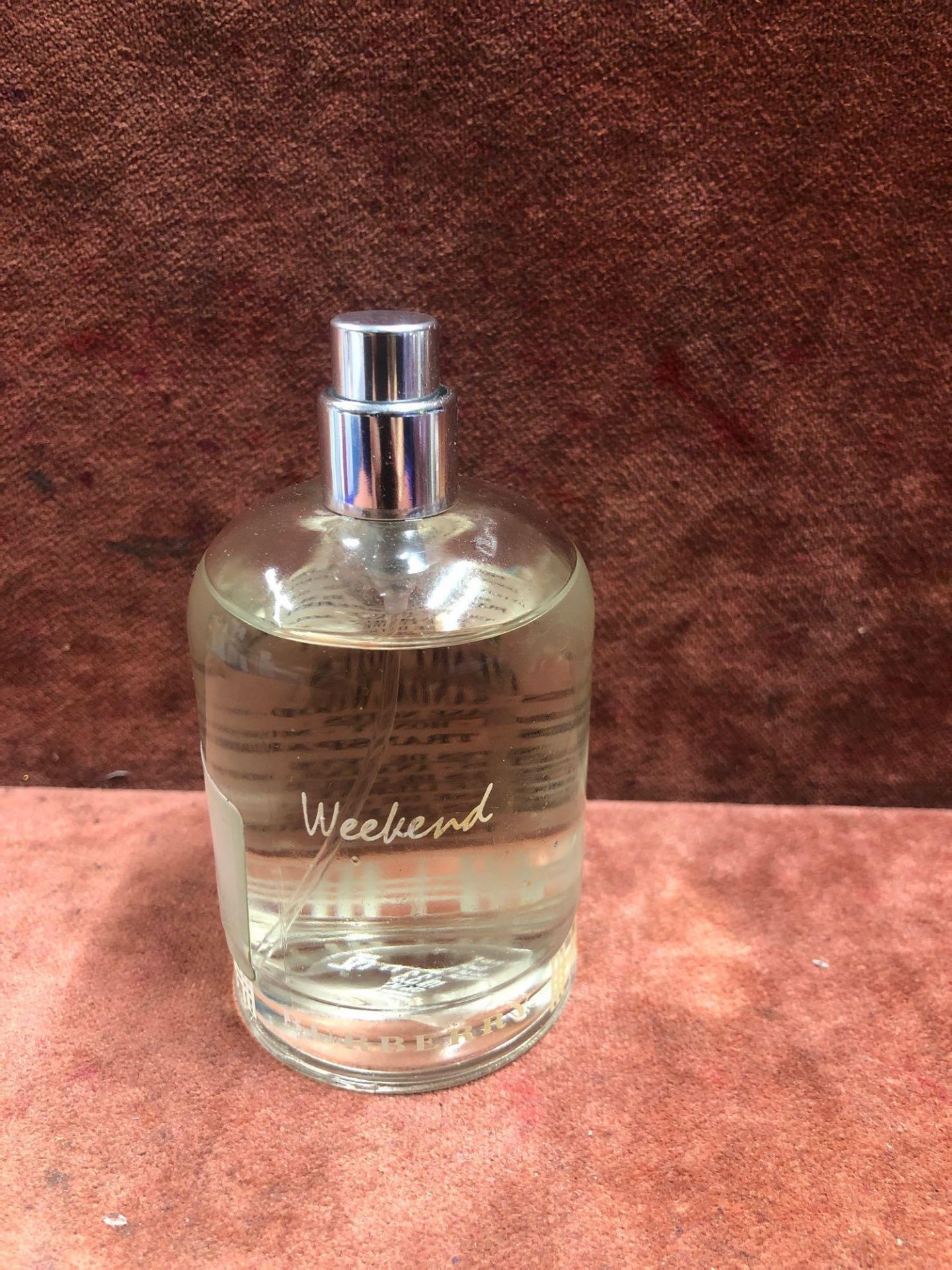 (Jb) RRP £60 Unboxed 100Ml Tester Bottle Of Burberry Weekend For Men Eau De Toilette Spray Ex-Displa