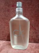 (Ar) RRP £60 Unboxed 200Ml Tester Bottle Of Calvin Klein Ck One Eau De Toilette Spray Ex-Display. (