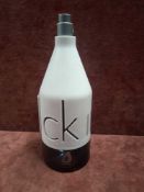 (Jb) RRP £60 Unboxed 100Ml Tester Bottle Of Calvin Klein Ck In 2 U Him Eau De Toilette Spray Ex-