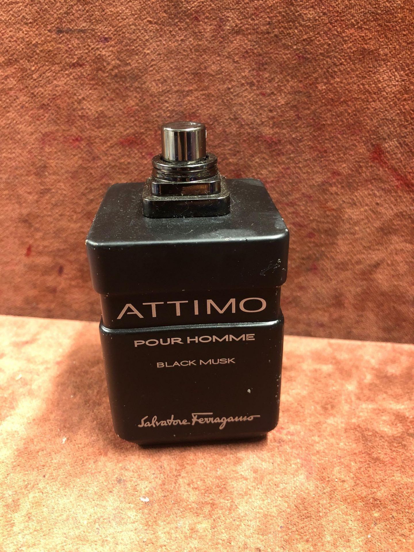 (Jb) RRP £50 Unboxed 100Ml Tester Bottle Of Salvatore Ferragamo Attimo Pour Homme Black Musk Eau De