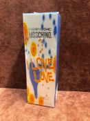 (Jb) RRP £50 Unboxed 100Ml Tester Bottle Of Moschino Cheap And Chic I Love Love Eau De Toilette Spra