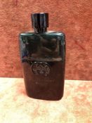 (Jb) RRP £75 Unboxed 90Ml Tester Bottle Of Gucci Guilty Black For Him Eau De Toilette Spray Ex-Displ