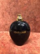 (Jb) RRP £70 Unboxed 100Ml Tester Bottle Of Roberto Cavalli Nero Assoluto Eau De Parfum Spray Ex-Dis
