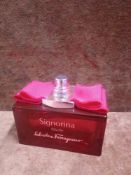 (Jb) RRP £95 Unboxed 100Ml Tester Bottle Of Salvatore Ferragamo Signorina Ribelle Eau De Parfum