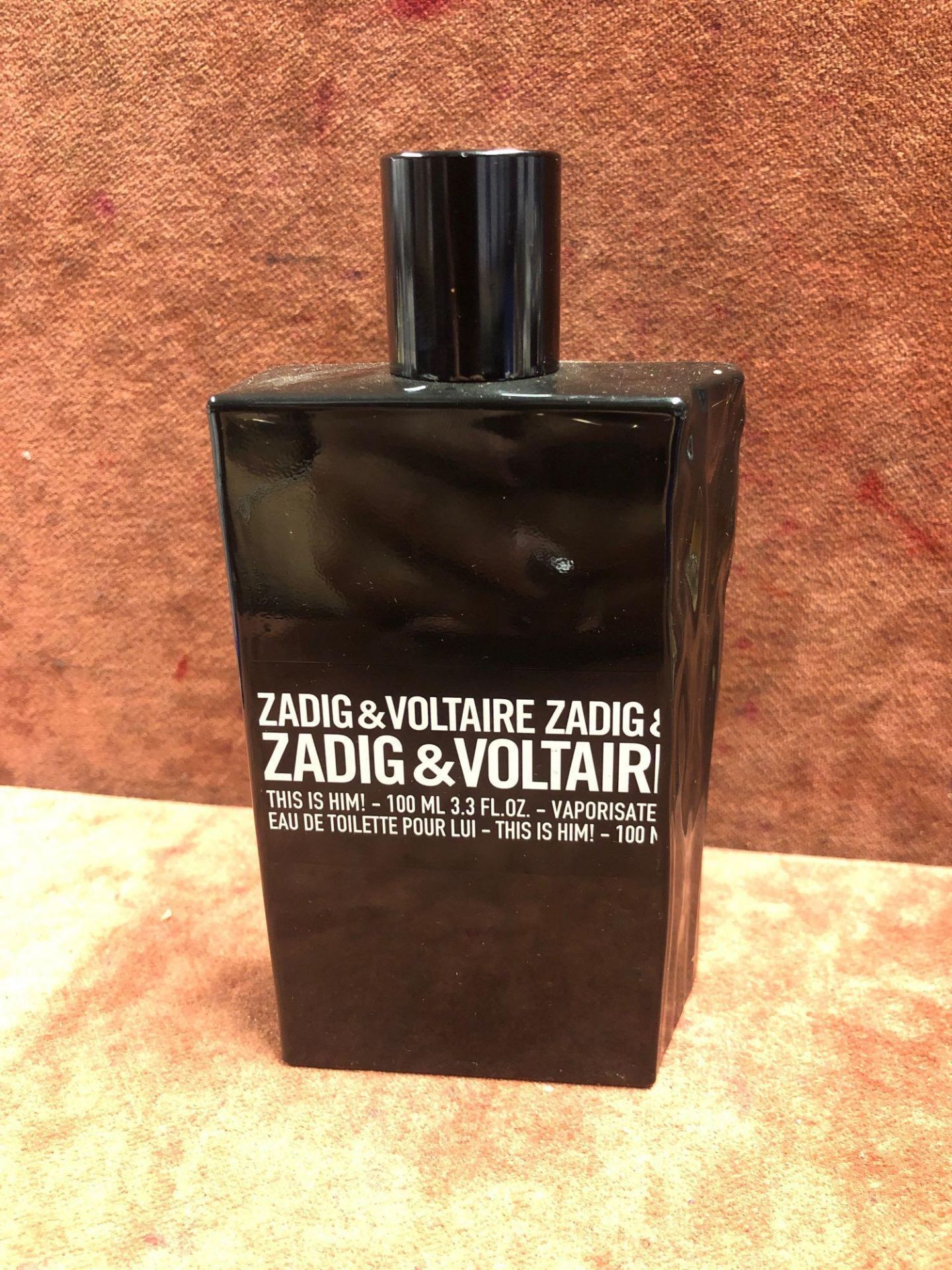 (Jb) RRP £75 Unboxed 100Ml Tester Bottle Of Zadig And Voltaire This Is Him! Eau De Toilette Spray Ex