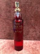 (Jb) RRP £50 Unboxed 100Ml Tester Bottle Of Elizabeth Taylor White Diamonds En Rouge Eau De Toilette