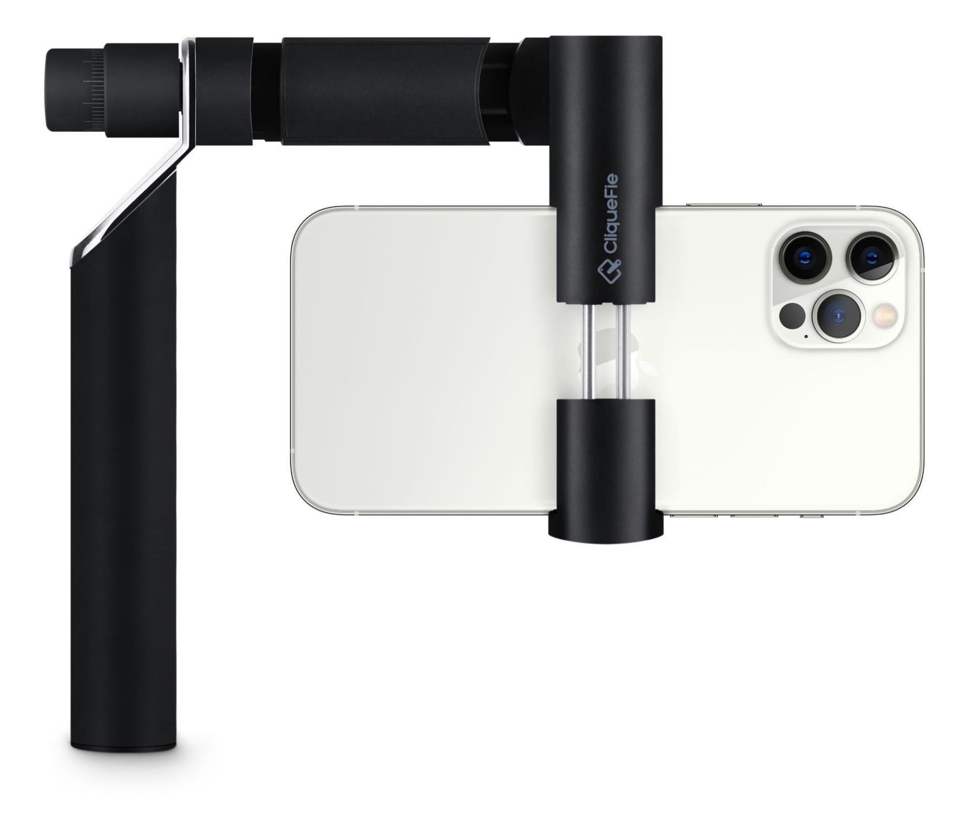 RRP £140 Lot To Contain 2 Boxed Cliquefie Sway Single Axis Gimbal Selfie Sticks