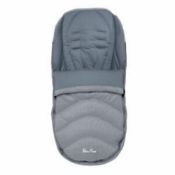 RRP £150 Combined Lot To Contain 1X Boxed Silver Cross Pursuit Footmuff, 2X Mifold Designer Carry Ba