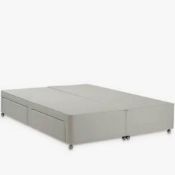 RRP £700 Bagged John Lewis & Partners Non Sprung 4 Drawer Storage Upholstered Divan Base, Double,