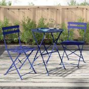 (Ar) RRP £125 Boxed Amsterdam 2 Seater Bistro Set By Zipcode Designs.