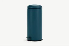 (Ar) RRP £120 Lot To Contain Three Made Essentials 30L Domed Pedal Bins In Blue And Grey.
