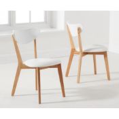 RRP £350 Boxed Femleat Beavne 4 Person Dining Set (Chairs Only)