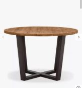 RRP £500 Boxed John Lewis & Partners Calia 6 Seater Round Dining Table, Oak