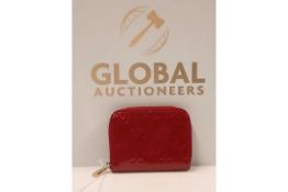 RRP £550 Louis Vuitton Zippy Coin Purse Dark Red Aao7561, Grade A (Appraisals Available On