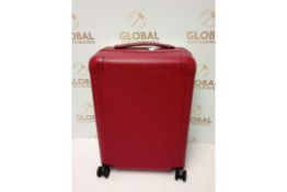 RRP £2300 Louis Vuitton Horizon Burgundy Leather Suitcase Aan1711, Grade A