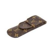 RRP £370 Louis Vuitton Pen Case Pouch In Brown Coated Canvas - AAM8417 - Grade A Please Contact Us