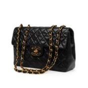 RRP £5350 Chanel Classic Flap Shoulder Bag in Black - EAG4447 - Grade AB Please Contact Us