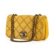RRP £2800 Chanel Shoulder Bag in Yellow - EAG2844 - Grade AB Please Contact Us Directly For Shipping