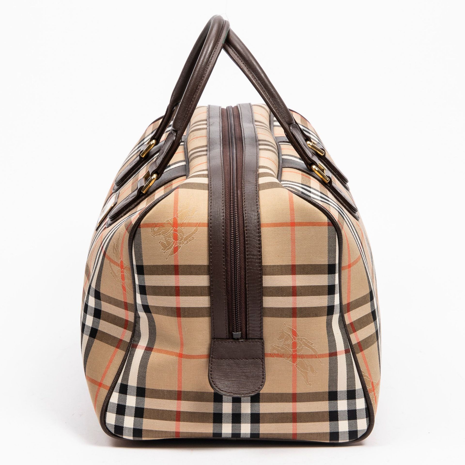 RRP £890 Burberry Vintage Boston Bag Brown and Beige - AAQ3222 - Grade A Please Contact Us - Image 3 of 3