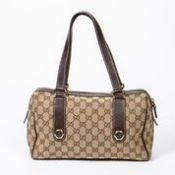 RRP 1065 Gucci Charmy Boston Handbag in Beige AAP0058 - Grade A Please Contact Us Directly For