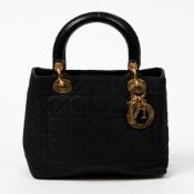 RRP £1500 Dior Medium Lady Dior Black Handbag AAP5526 Grade AB (Please Contact Us Direct For