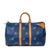 RRP £2710 Louis Vuitton Keepall LV America's Cup Edition Blue Travel Bag AAQ228 Grade AB - Please