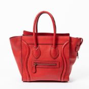 RRP £2615 Celine Luggage in Red Handbag - AAN4832 - Grade A Please Contact Us Directly For