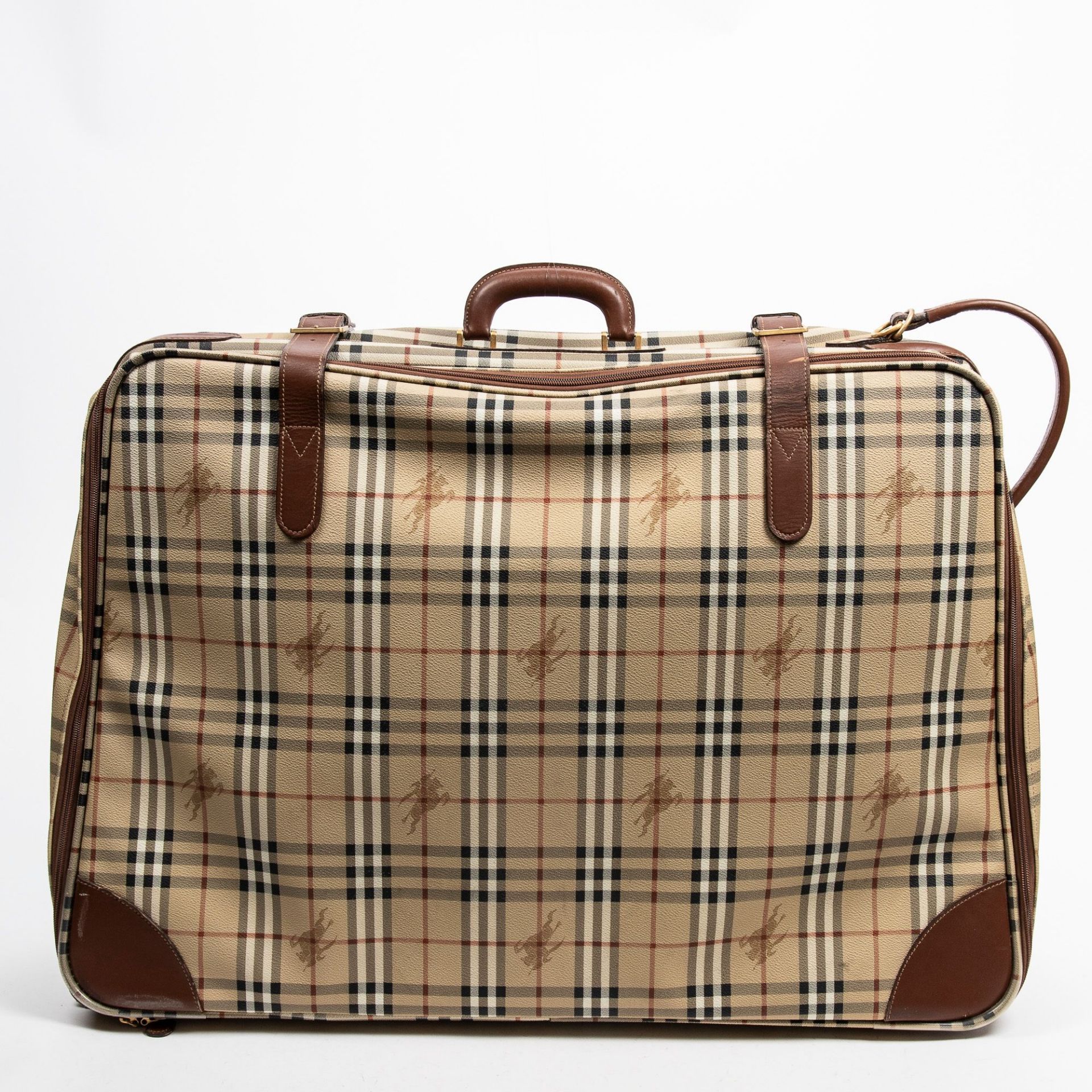 RRP £1865 Burberry Travel Briefcase in Brown and Black - AAQ0603 - Grade A Please Contact Us