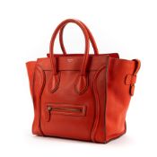 RRP £2300 Celine Luggage Tote Shoulder Bag in Coral - EAG3430 - Grade AB Please Contact Us