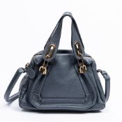 RRP £1690 Chloe Paraty Cade Blue Shoulder Bag AAQ7059 Grade A (Please Contact Us Direct For
