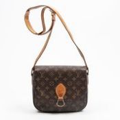 RRP £1330 Louis Vuitton Saint Cloud Shoulder Bag in Brown Coated Canvas - AAP8266 - Grade AB