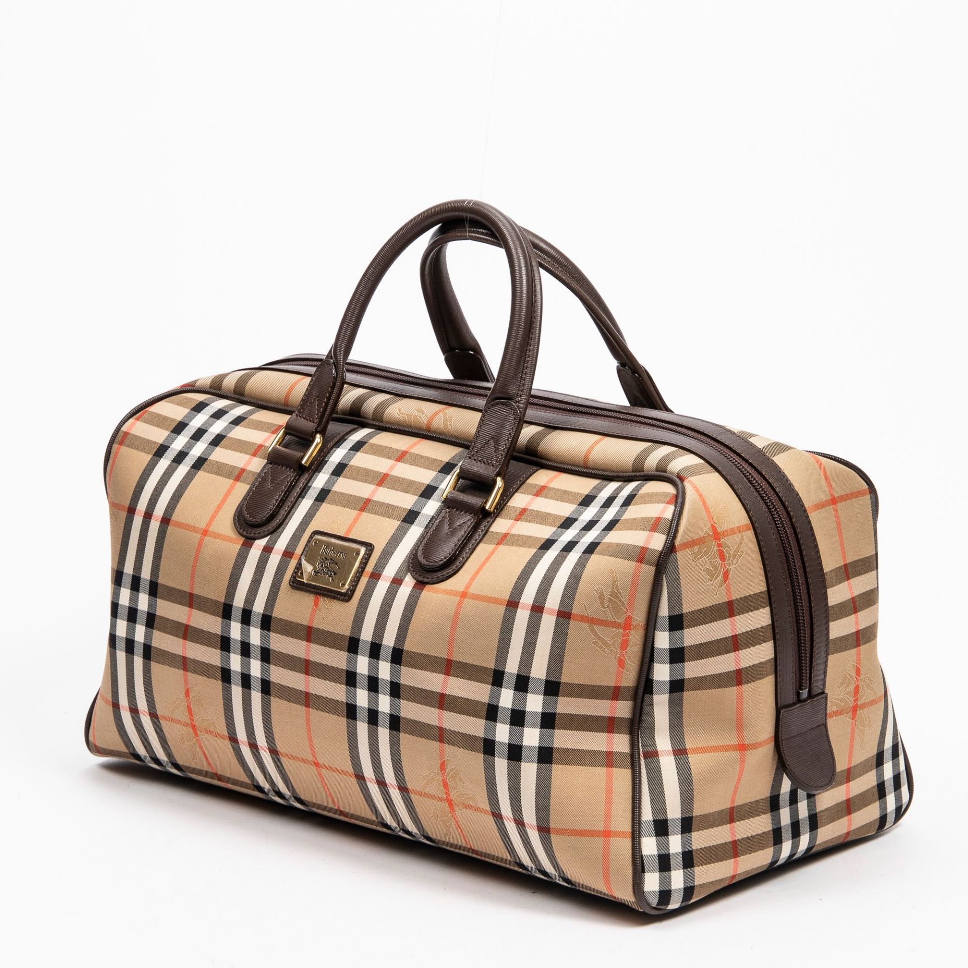 RRP £890 Burberry Vintage Boston Bag Brown and Beige - AAQ3222 - Grade A Please Contact Us - Image 2 of 3