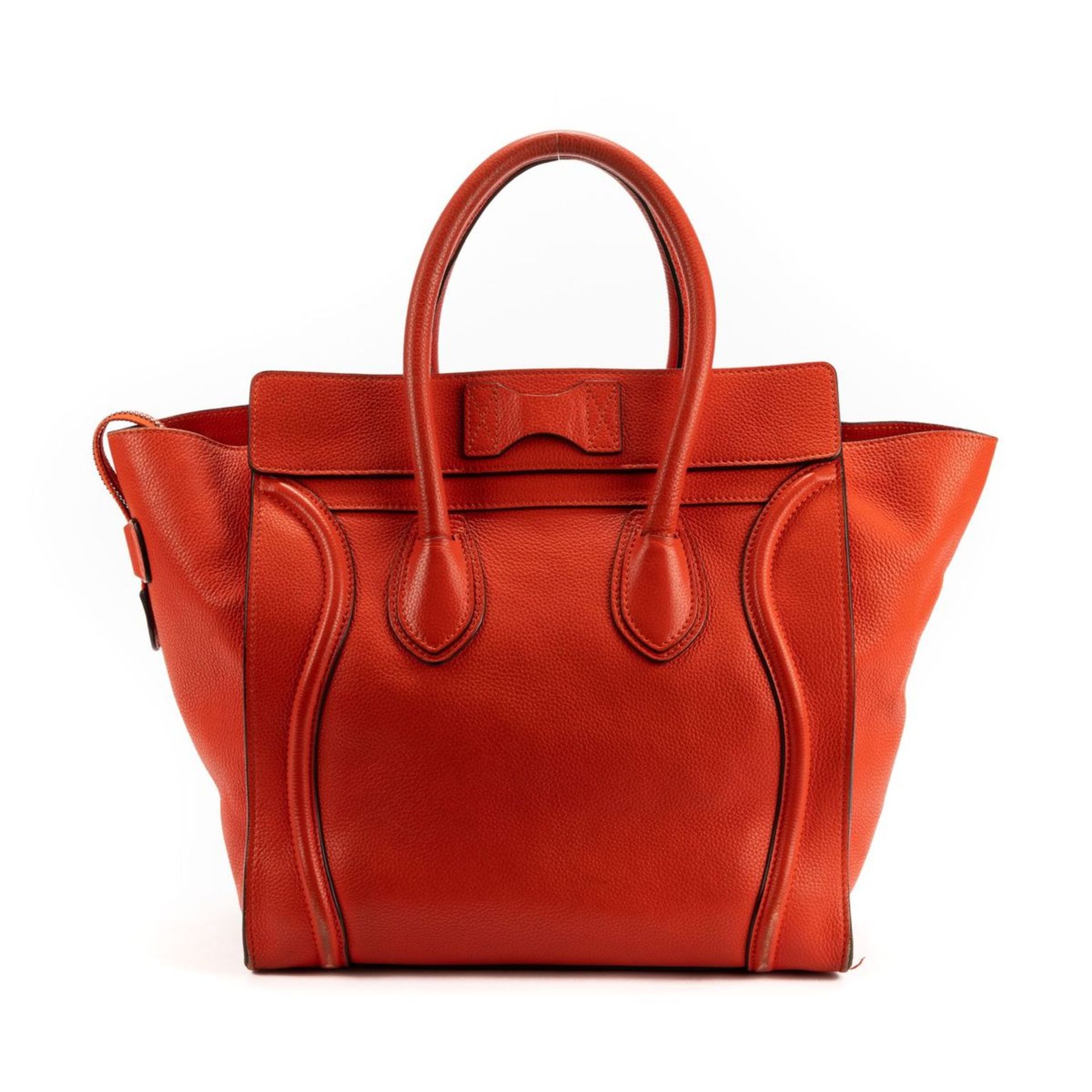 RRP £2300 Celine Luggage Tote Shoulder Bag in Coral - EAG3430 - Grade AB Please Contact Us - Image 3 of 4