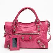 RRP £1670 Balenciaga Giant 12 City Fuchsia Shoulder Bag - AAQ6283 Grade A -Please Contact Us