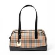 RRP £840 Burberry Boston Bag Brown Beige Canvas - AAO4456 - Grade A - Please Contact Us Directly For