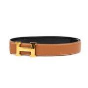 RRP £740 Hermes H Belt in Brown and Black - AAP2474 - Grade A Please Contact Us Directly For