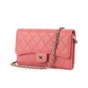 RRP £2800 Chanel Single Flap Wallet on Chain in Pink - AAP1356 - Grade A Please Contact Us